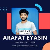 Arafat Eyasin Wordpres Developer at Quick rank solution