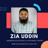Zia Uddin Android developer & software expert at Quick rank solution